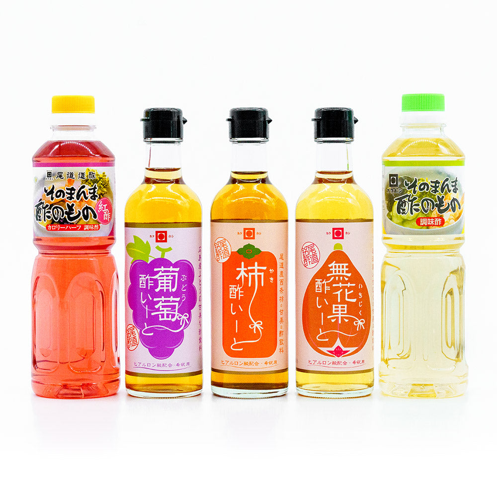 そのまんま酢と飲む酢の5本セット